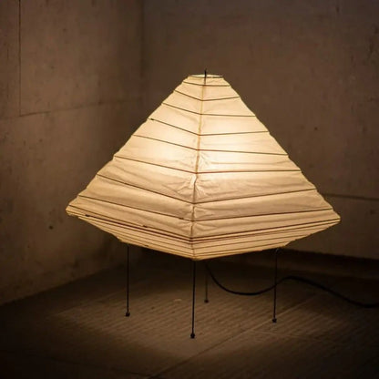 Handcrafted Origami-Style Paper Table Lamp