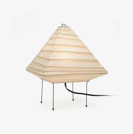 Handcrafted Origami-Style Paper Table Lamp