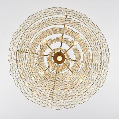 Handcrafted Shell Teardrop Chandelier