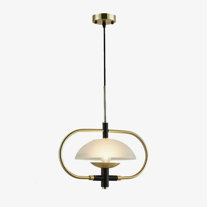 Honeycomb Aperture Pendant Light – Metal & Glass Ceiling Fixture