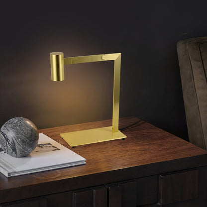 Industrial-Style Metal LED Table Lamp