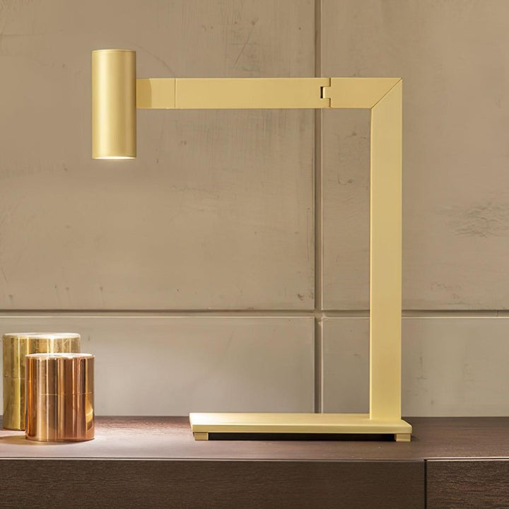 Industrial-Style Metal LED Table Lamp