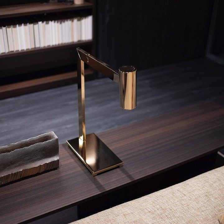 Industrial-Style Metal LED Table Lamp