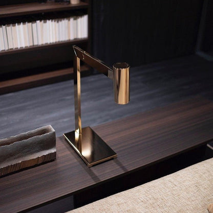 Industrial-Style Metal LED Table Lamp