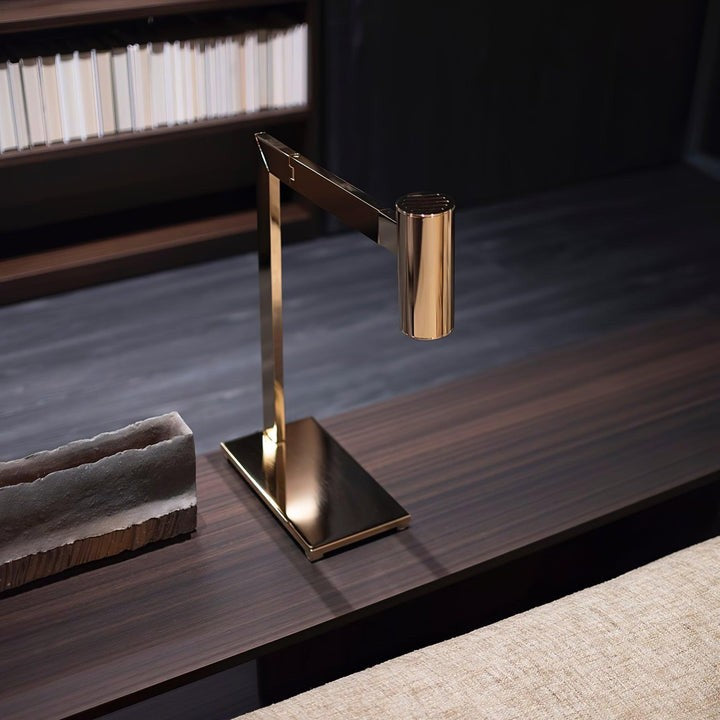 Industrial-Style Metal LED Table Lamp