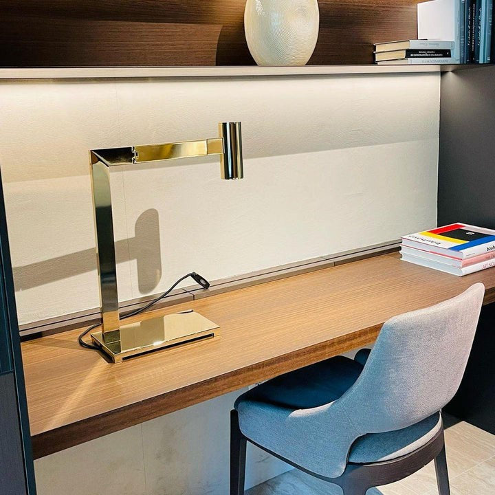 Industrial-Style Metal LED Table Lamp