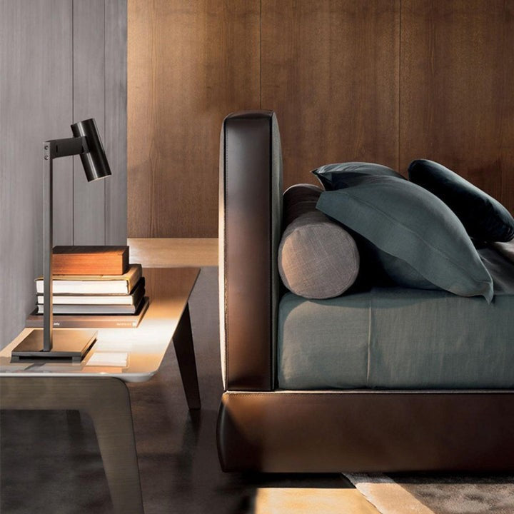 Industrial-Style Metal LED Table Lamp