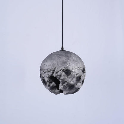 Irregular Planet Pendant Light – Modern Resin Ceiling Lamp