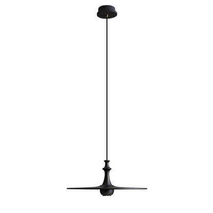 Japandi Rustic Wooden Spin Pendant Light