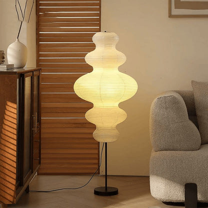 Juni Origami-Style Paper Floor Lamp