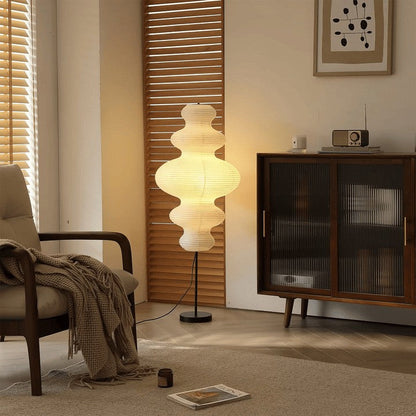 Juni Origami-Style Paper Floor Lamp