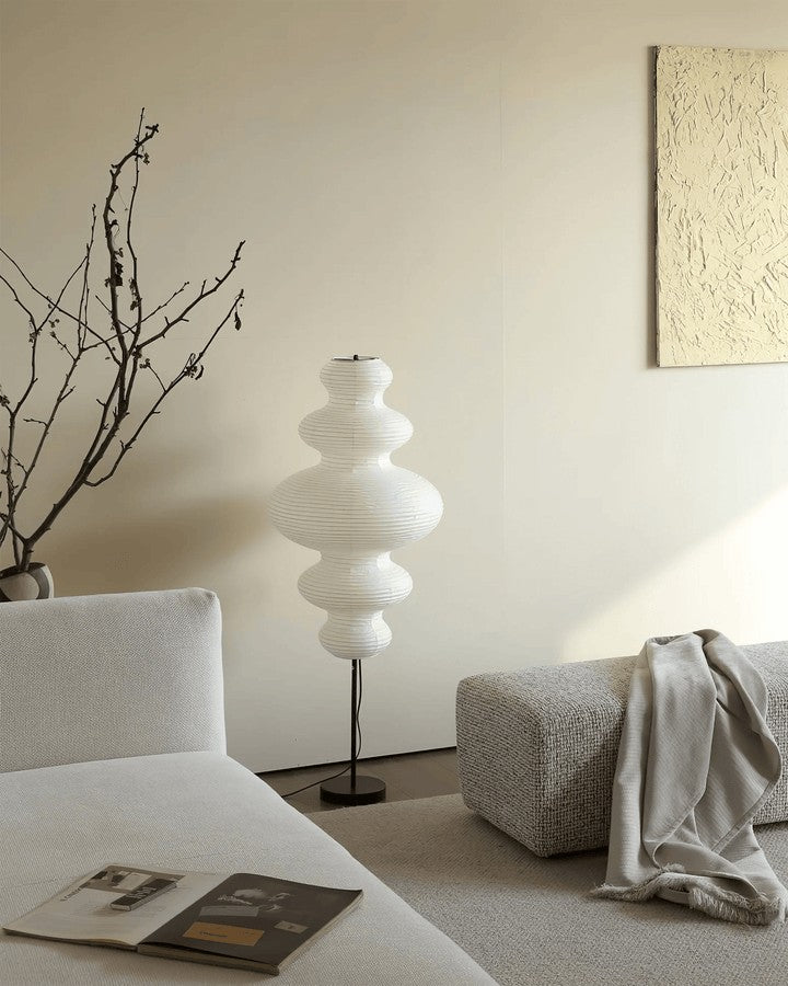 Juni Origami-Style Paper Floor Lamp