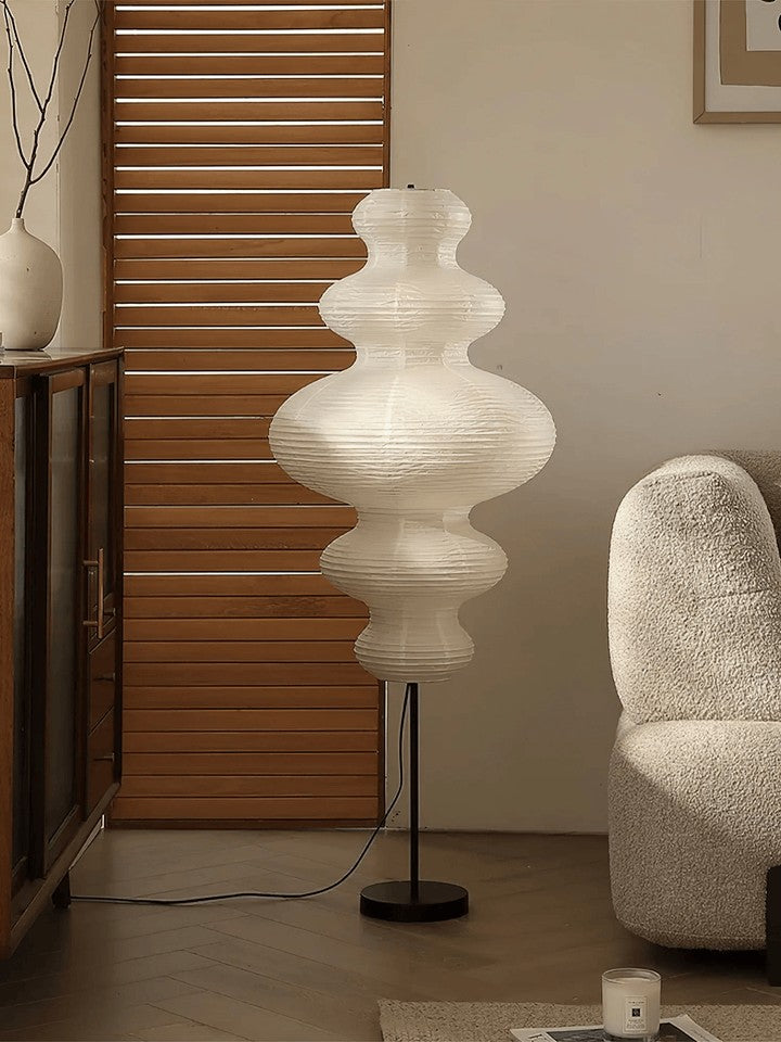 Juni Origami-Style Paper Floor Lamp