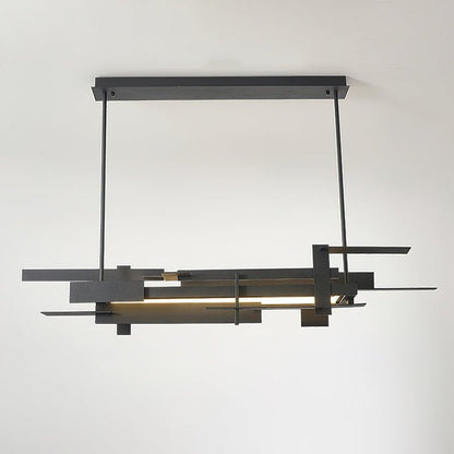 LED Abstract Planar Pendant Light
