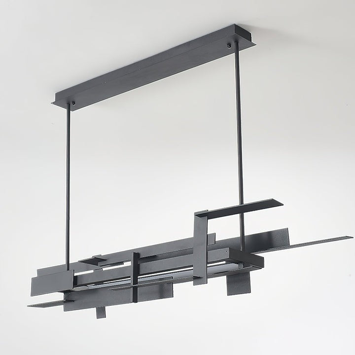 LED Abstract Planar Pendant Light