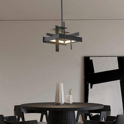 LED Abstract Planar Pendant Light