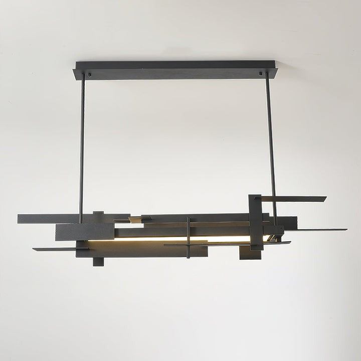 LED Abstract Planar Pendant Light