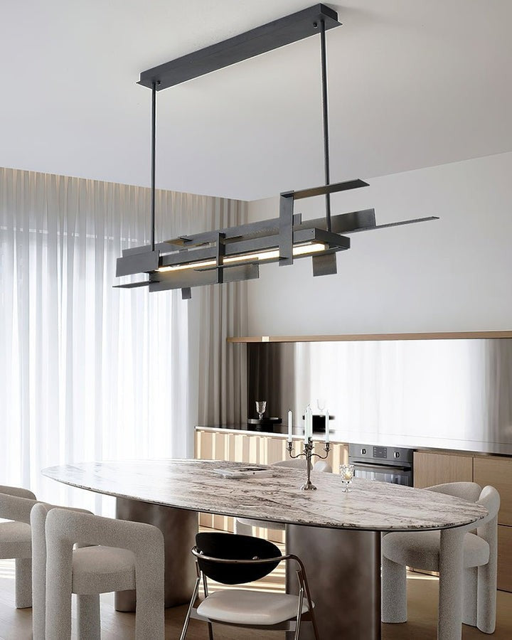 LED Abstract Planar Pendant Light