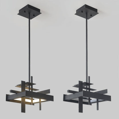 LED Abstract Planar Pendant Light