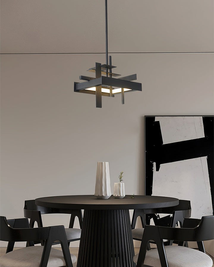 LED Abstract Planar Pendant Light