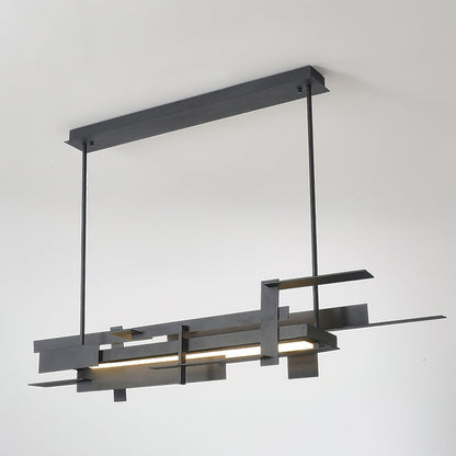 LED Abstract Planar Pendant Light