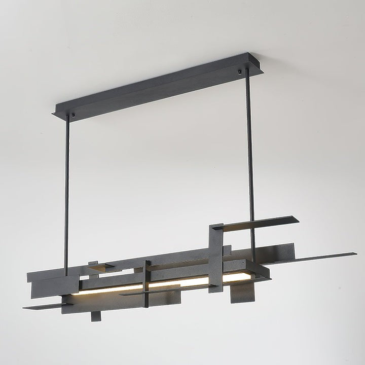 LED Abstract Planar Pendant Light