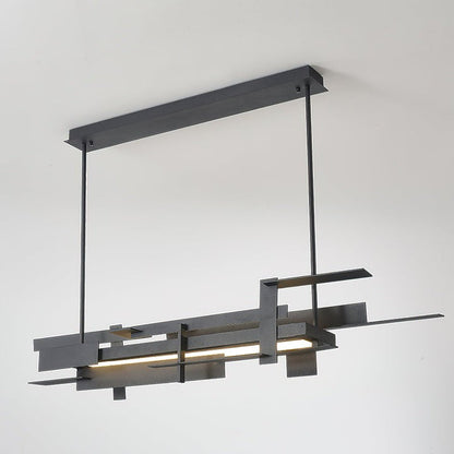 LED Abstract Planar Pendant Light