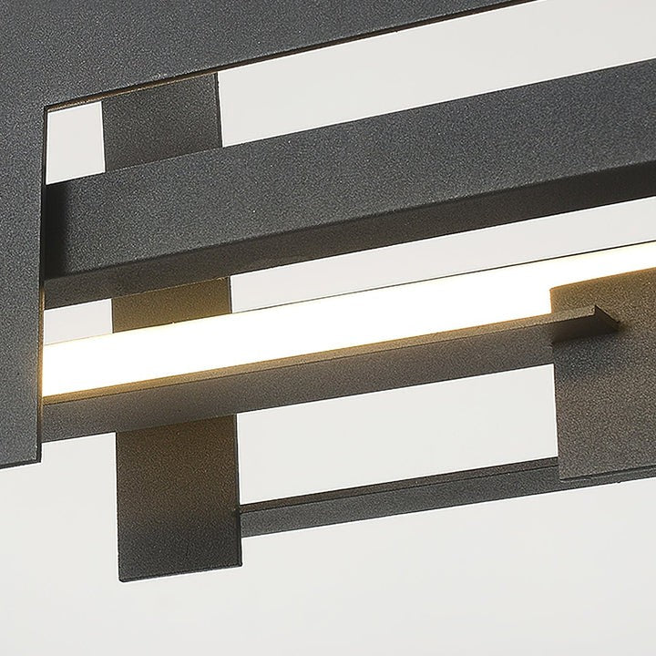 LED Abstract Planar Pendant Light