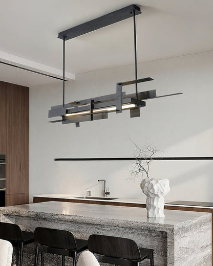 LED Abstract Planar Pendant Light
