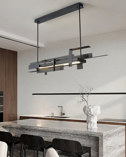 LED Abstract Planar Pendant Light