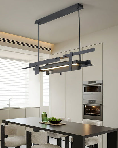 LED Abstract Planar Pendant Light