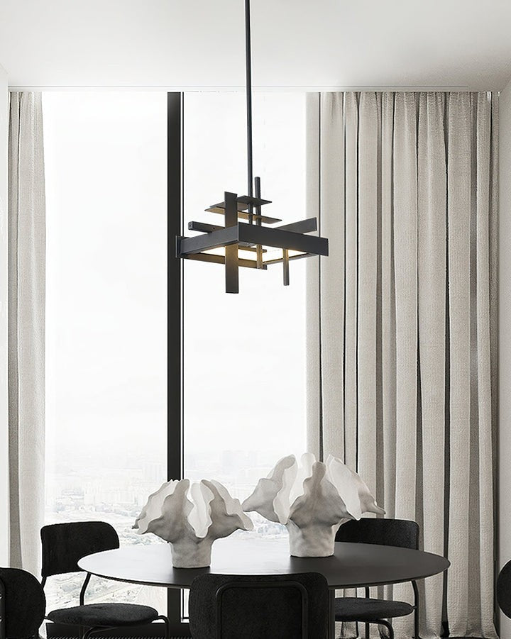LED Abstract Planar Pendant Light
