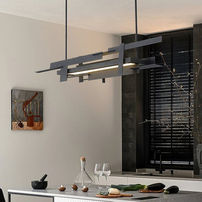 LED Abstract Planar Pendant Light