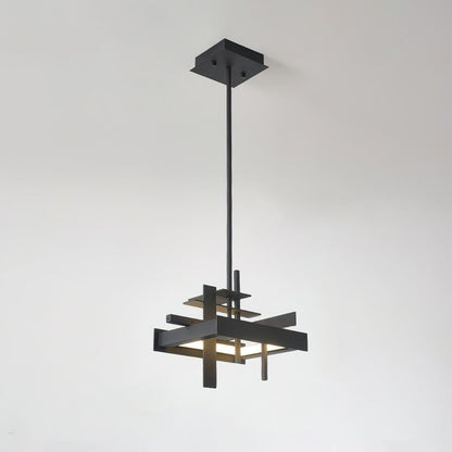 LED Abstract Planar Pendant Light