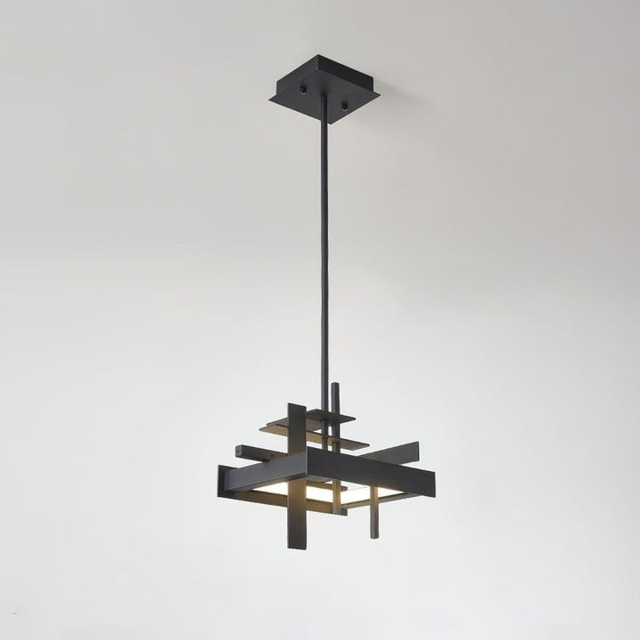LED Abstract Planar Pendant Light