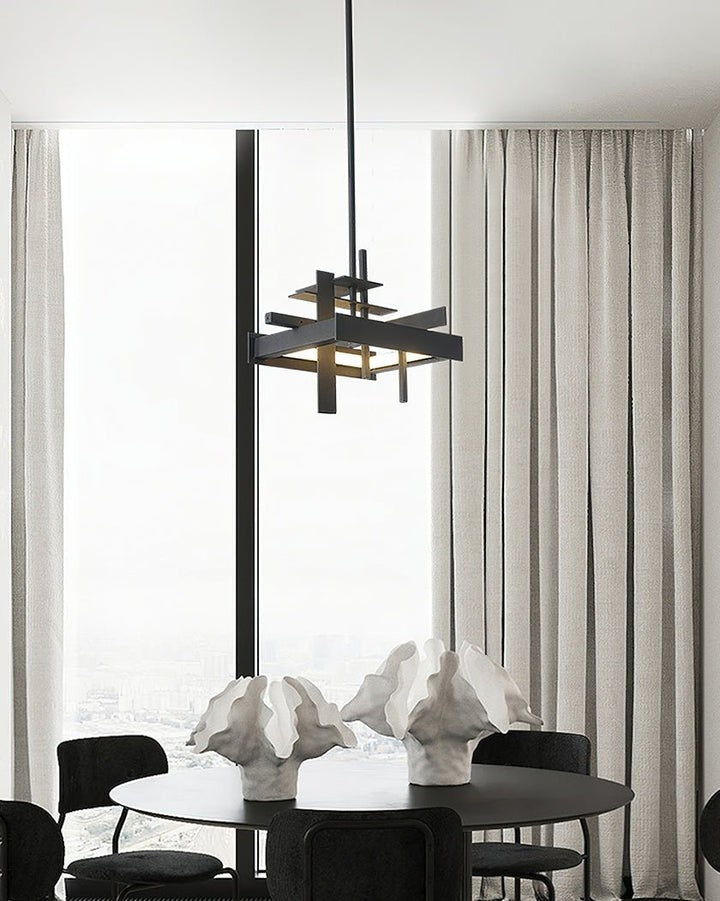LED Abstract Planar Pendant Light