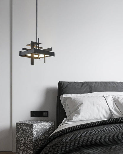 LED Abstract Planar Pendant Light