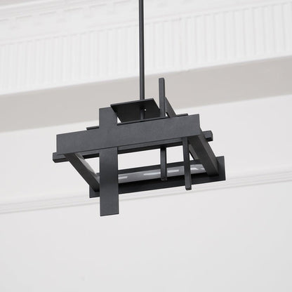 LED Abstract Planar Pendant Light
