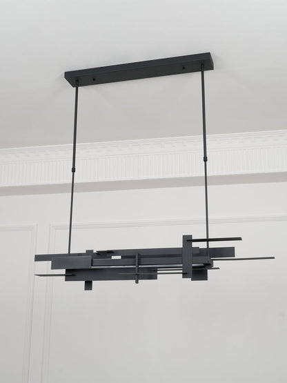 LED Abstract Planar Pendant Light