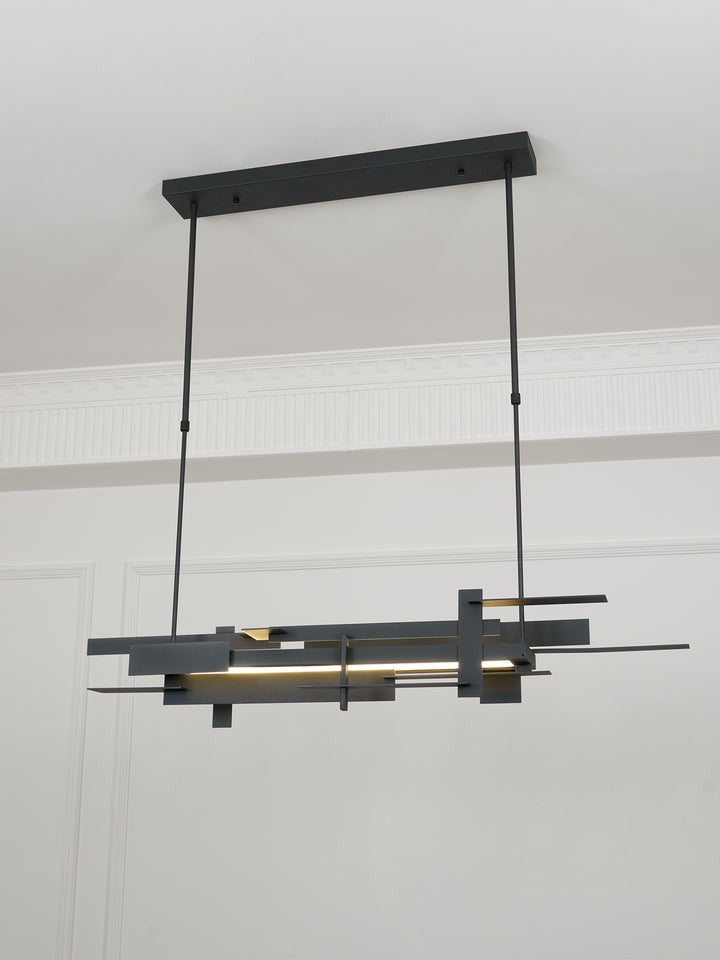 LED Abstract Planar Pendant Light