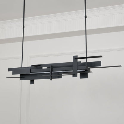 LED Abstract Planar Pendant Light