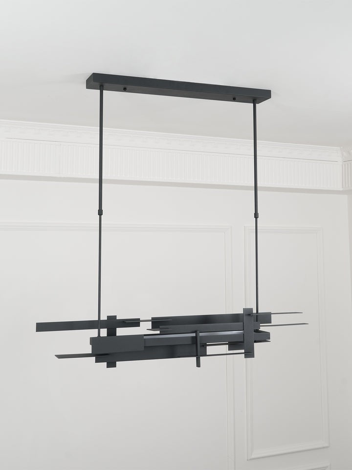 LED Abstract Planar Pendant Light