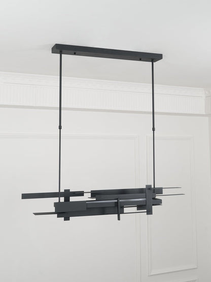 LED Abstract Planar Pendant Light