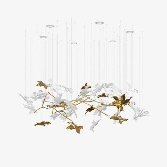 LED Crystal Vine Branch Chandelier