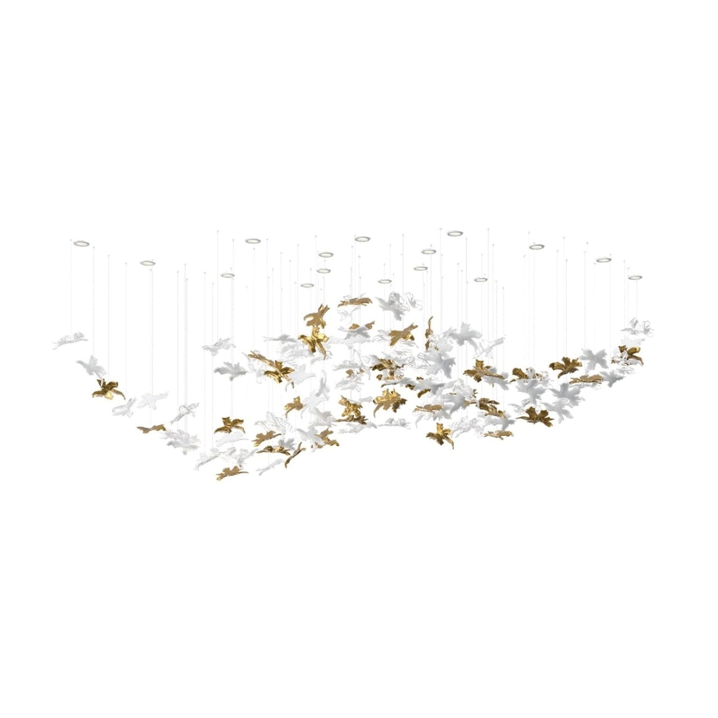 LED Crystal Vine Branch Chandelier