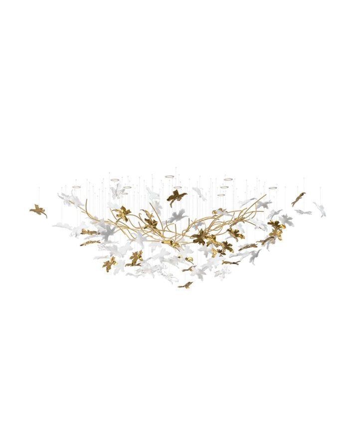 LED Crystal Vine Branch Chandelier