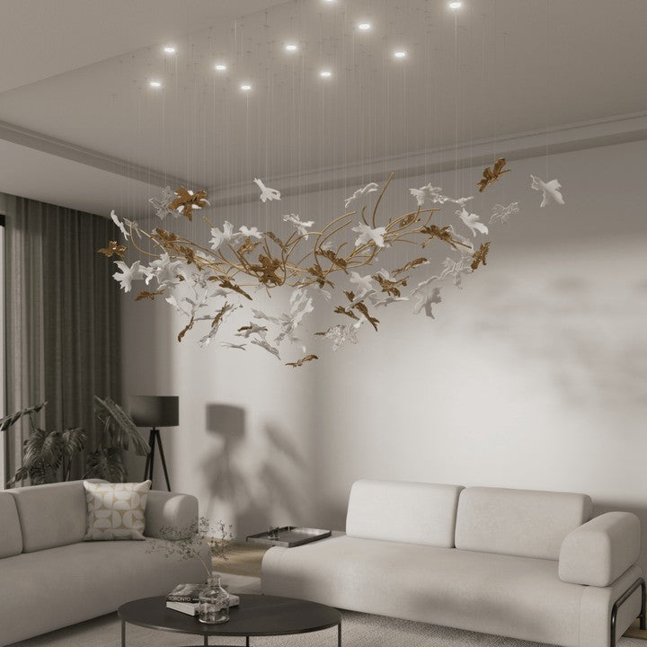 LED Crystal Vine Branch Chandelier