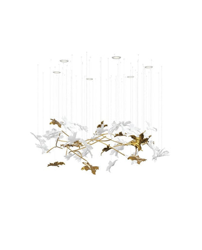 LED Crystal Vine Branch Chandelier