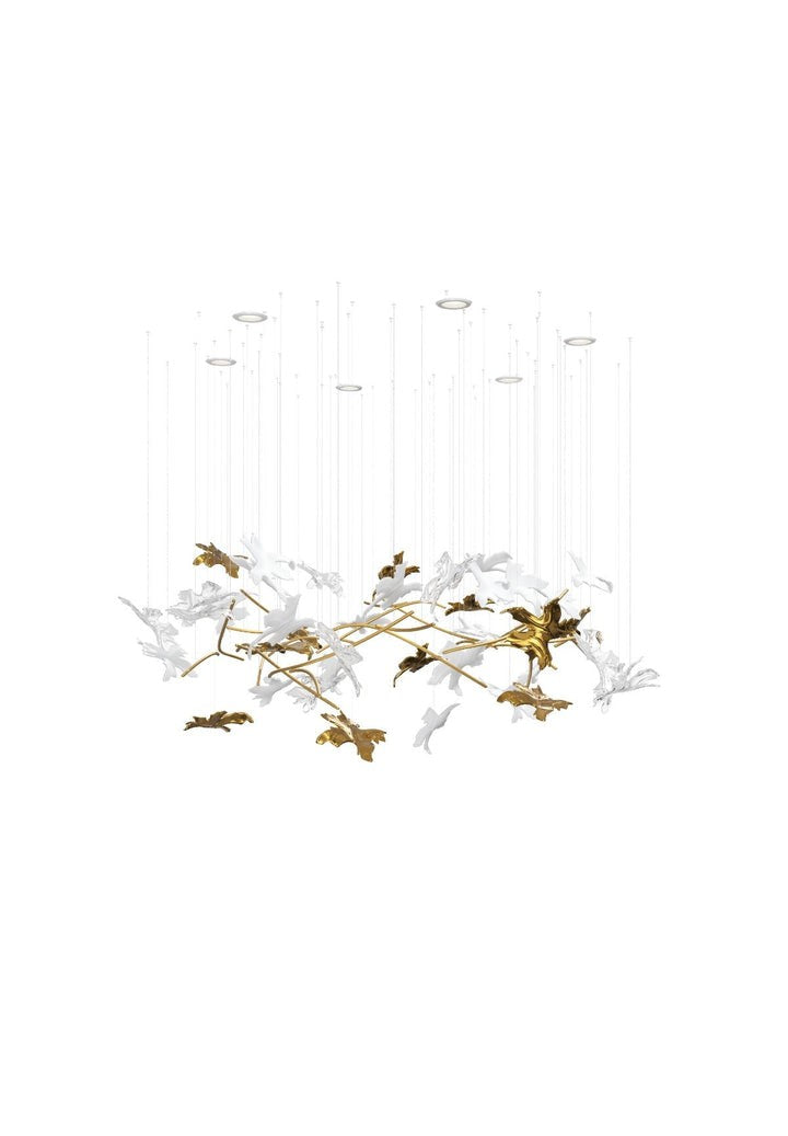 LED Crystal Vine Branch Chandelier