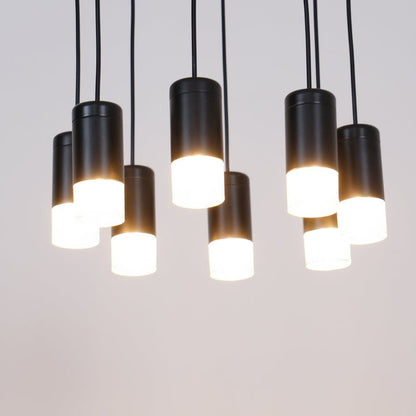 Linear LED Wireflow Chandelier